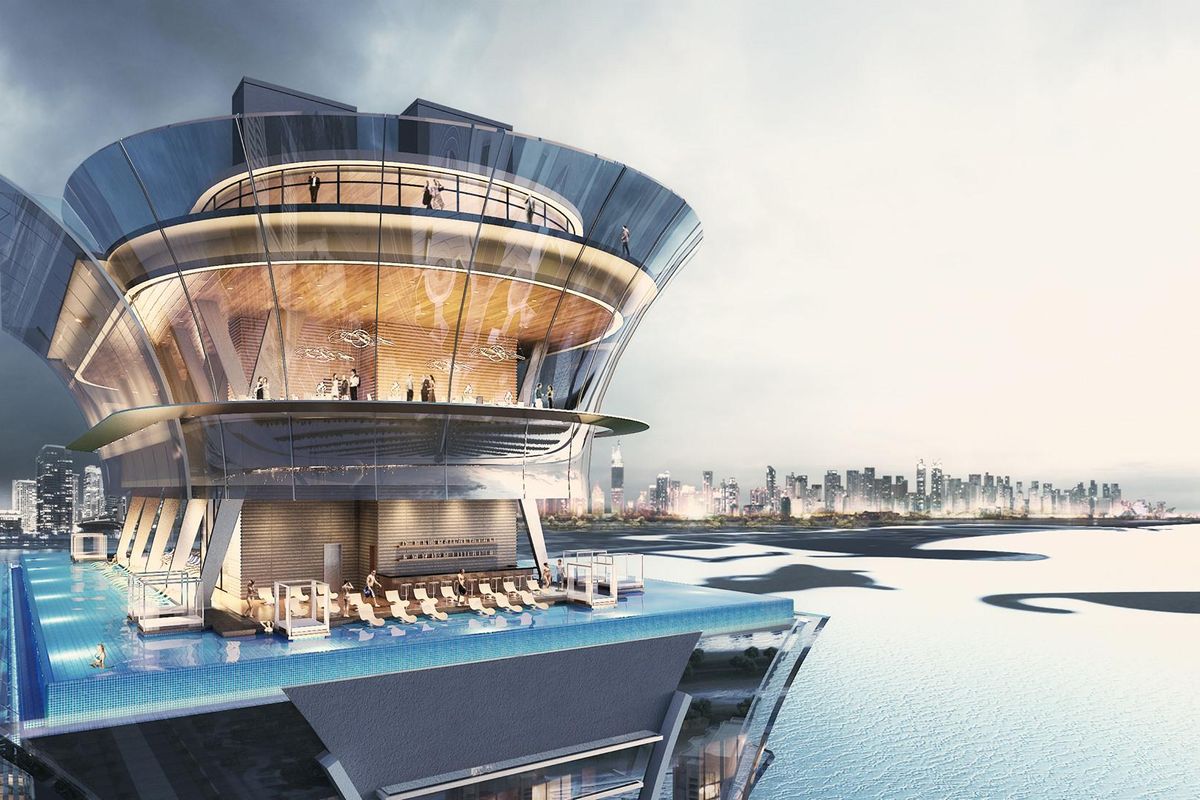 Cea mai mare piscină infinită din lume se deschide în Dubai