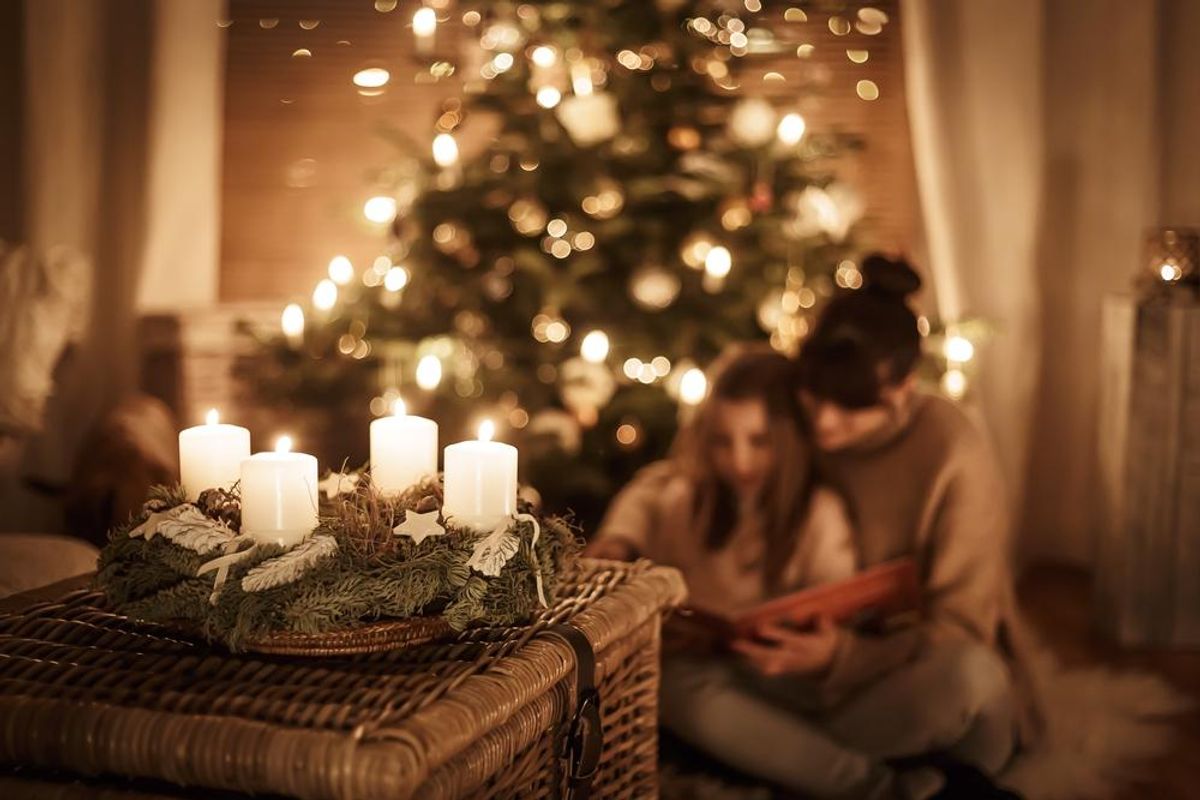 Príbeh adventného venca a vianočného stromčeka