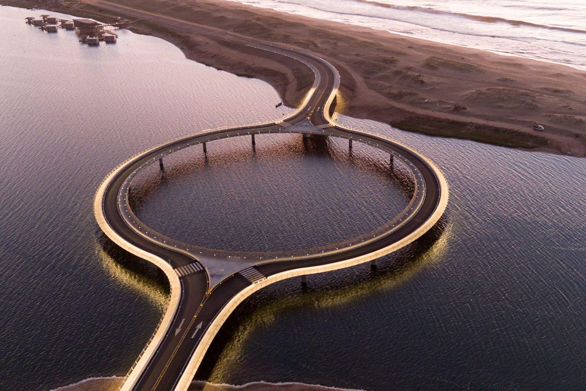 Podul circular unic în lume